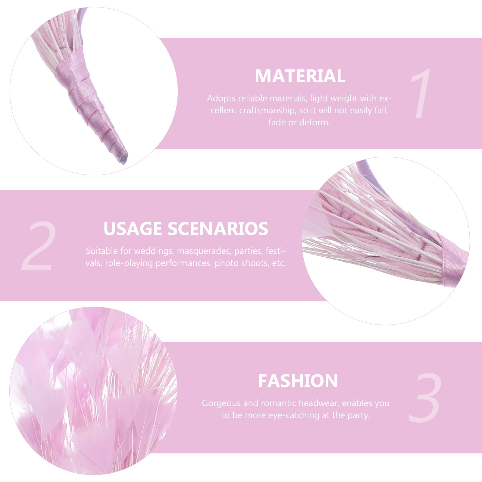 Gorgeous Plume Headband For Women Masquerade Party Wedding Halloween Fascinator Headwear Lightweight Fade Resistant Role Play
Gorgeous Plume Headband For Women Masquerade Party Wedding Halloween Fascinator Headwear Lightweight Fade Resistant Role Play