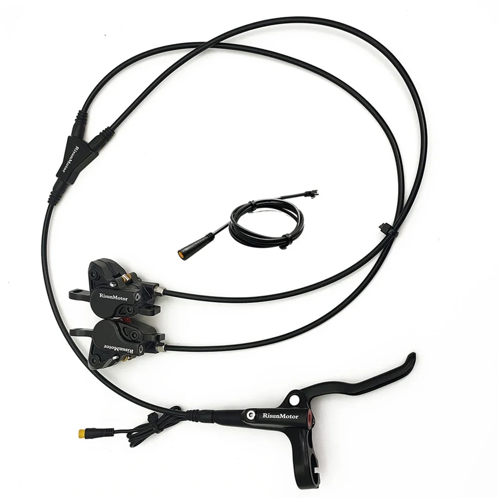 Electric Bicycle Brake Set Front Dual & Rear Single Hydraulic Disc Brakes Waterproof Connectors 180mm Adapters Bike Accessories
Electric Bicycle Brake Set Front Dual & Rear Single Hydraulic Disc Brakes Waterproof Connectors 180mm Adapters Bike Accessories