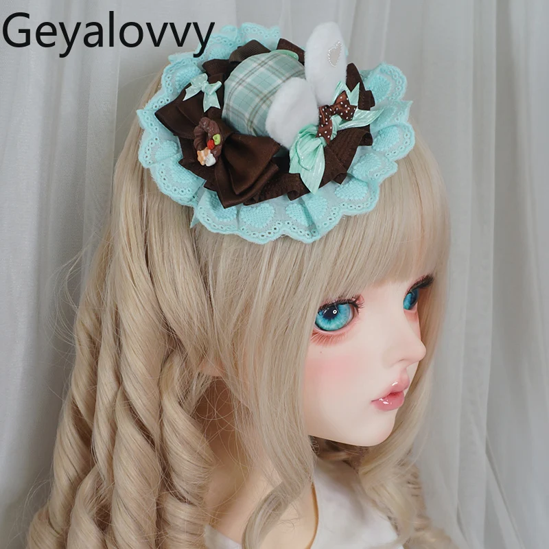 Lolita Style Original Women's Accessories Handmade Bowknot Ear Hairclip Sweet Cute Small Hat Girls Hair Accessory Hairbows
Lolita Style Original Women's Accessories Handmade Bowknot Ear Hairclip Sweet Cute Small Hat Girls Hair Accessory Hairbows