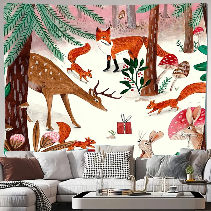 unframed Forest Deer Tapestry Woodland Nature Wall Hanging Bohemian Home Decor Room Aesthetic Tapestry Cottagecore Wall Art Gift
unframed Forest Deer Tapestry Woodland Nature Wall Hanging Bohemian Home Decor Room Aesthetic Tapestry Cottagecore Wall Art Gift