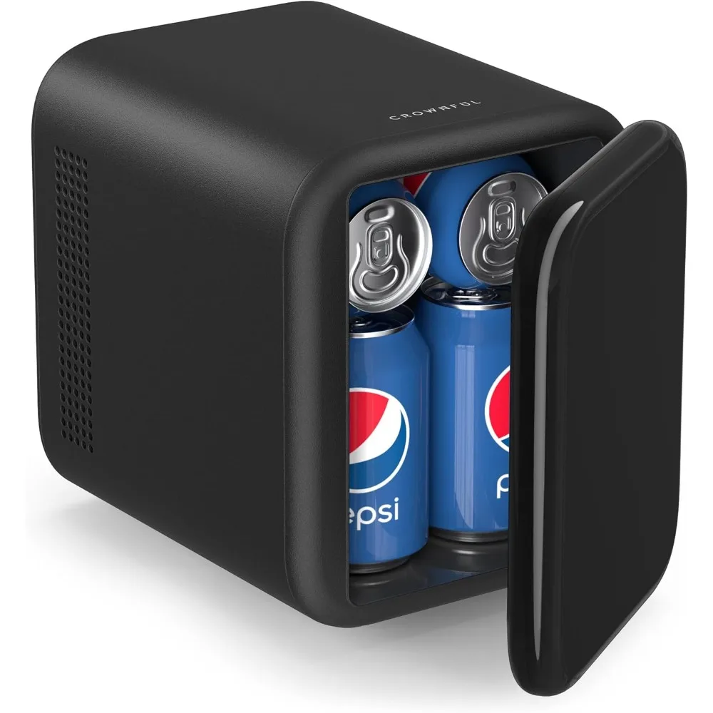 Mini Fridge, 4 Liter/6 Cans Portable Skincare Fridge, AC/12V DC Cooler and Warmer Personal Refrigerator for Bedroom
Mini Fridge, 4 Liter/6 Cans Portable Skincare Fridge, AC/12V DC Cooler and Warmer Personal Refrigerator for Bedroom