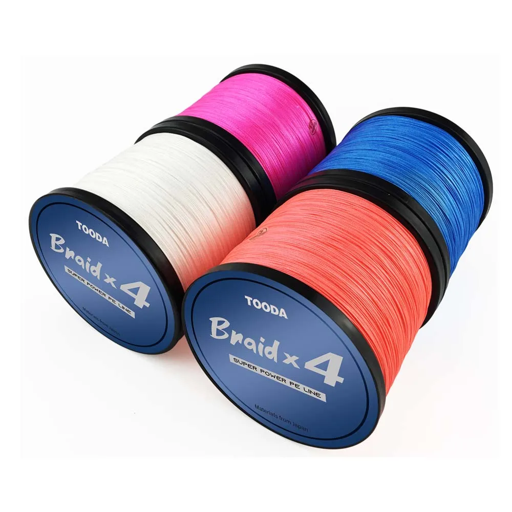 2022 New TOODA 300M 328Yds 4 Strands Braided Fishing Line Multicolors PE Line Strength Japanese Braided Wire Accessories
2022 New TOODA 300M 328Yds 4 Strands Braided Fishing Line Multicolors PE Line Strength Japanese Braided Wire Accessories
