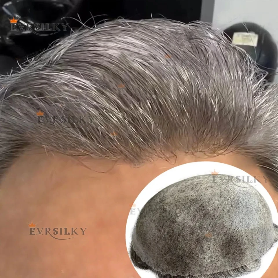 Natural Hairline 1B80 1B65 Grey Black Super Durable Thin Male #3 Brown Blonde Men's Toupee Microskin 100% Human Hair Wig Prosths
Natural Hairline 1B80 1B65 Grey Black Super Durable Thin Male #3 Brown Blonde Men's Toupee Microskin 100% Human Hair Wig Prosths