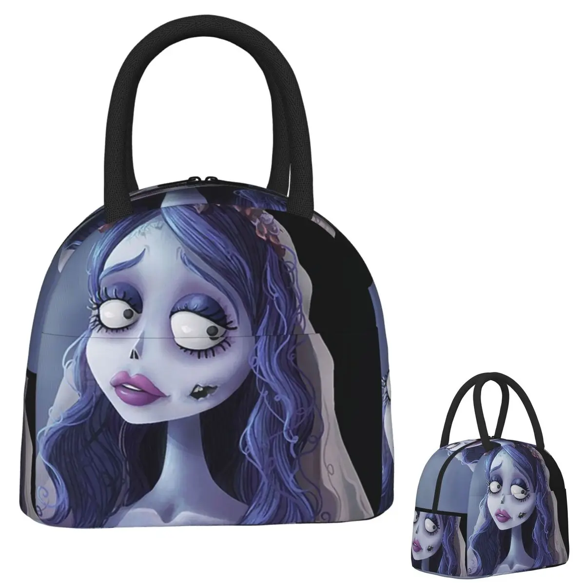 Emily The Corpse Bride Insulated Lunch Bag for Women Kids Portable Food Boxes Thermal Lunch Box Tote
Emily The Corpse Bride Insulated Lunch Bag for Women Kids Portable Food Boxes Thermal Lunch Box Tote