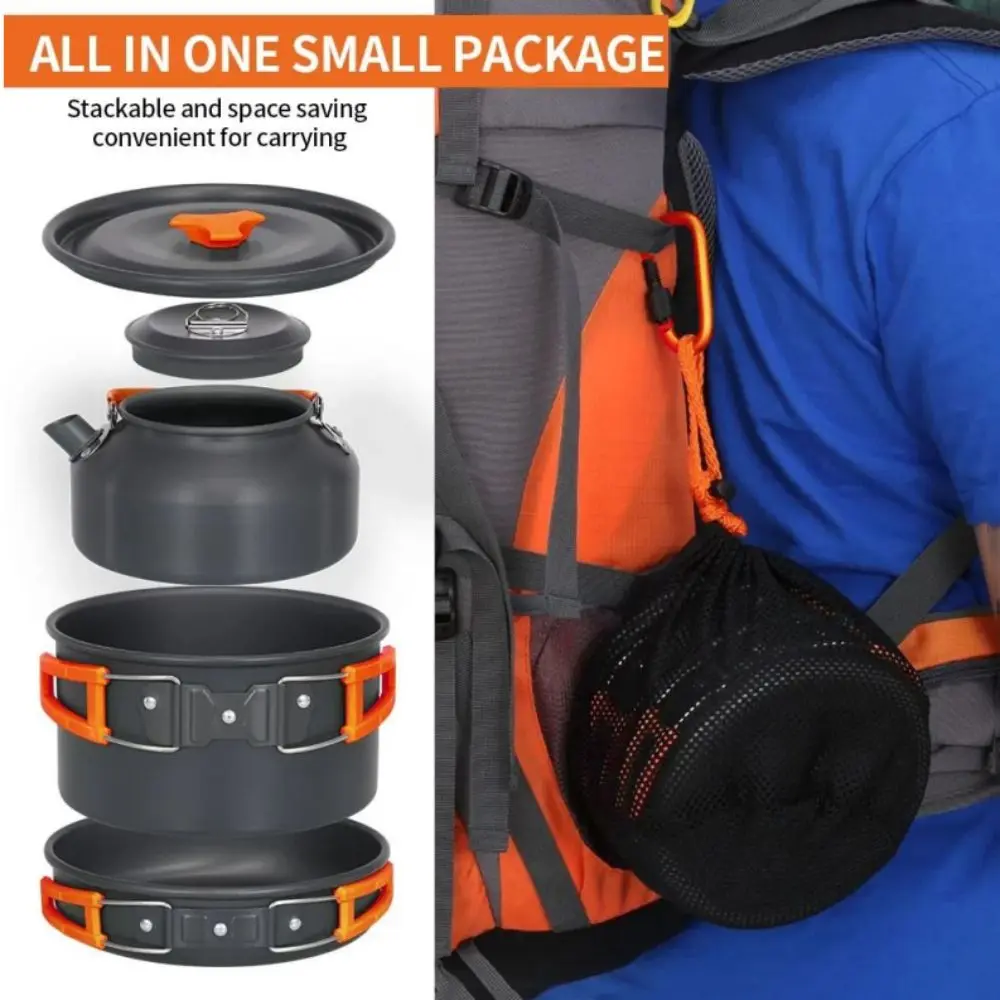 Комбинированный чайник, посуда для кемпинга, чайник, сковорода, набор уличной посуды, термостойкий антипригарный набор горшков для пикника
Комбинированный чайник, посуда для кемпинга, чайник, сковорода, набор уличной посуды, термостойкий антипригарный набор горшков для пикника