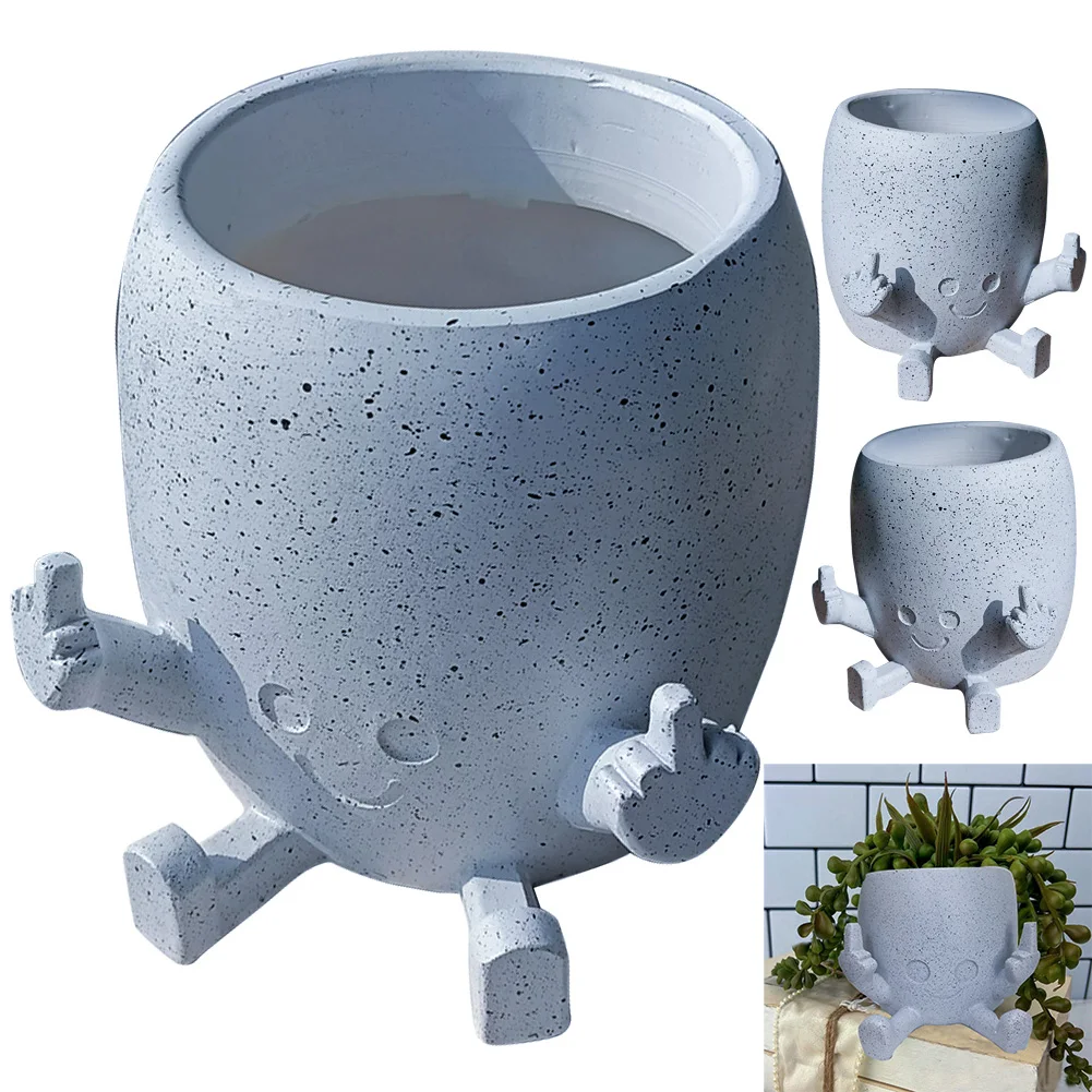 Middle Finger Mini Table Decoration Cute Little Person Flower Planter Mini Decorative Figurine Pot Creative for Home Office
Middle Finger Mini Table Decoration Cute Little Person Flower Planter Mini Decorative Figurine Pot Creative for Home Office