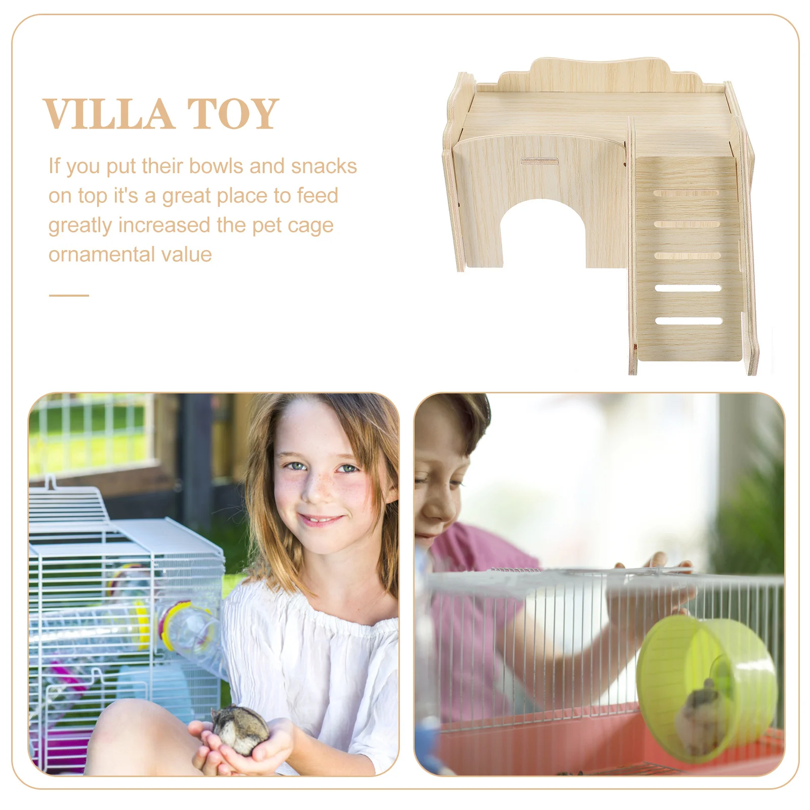 Hamster Castle Double Layer Wooden Home Small Pet House Hamsters Chinchilla Cage Nest Rat Hideout Chinchilla Toys
Hamster Castle Double Layer Wooden Home Small Pet House Hamsters Chinchilla Cage Nest Rat Hideout Chinchilla Toys