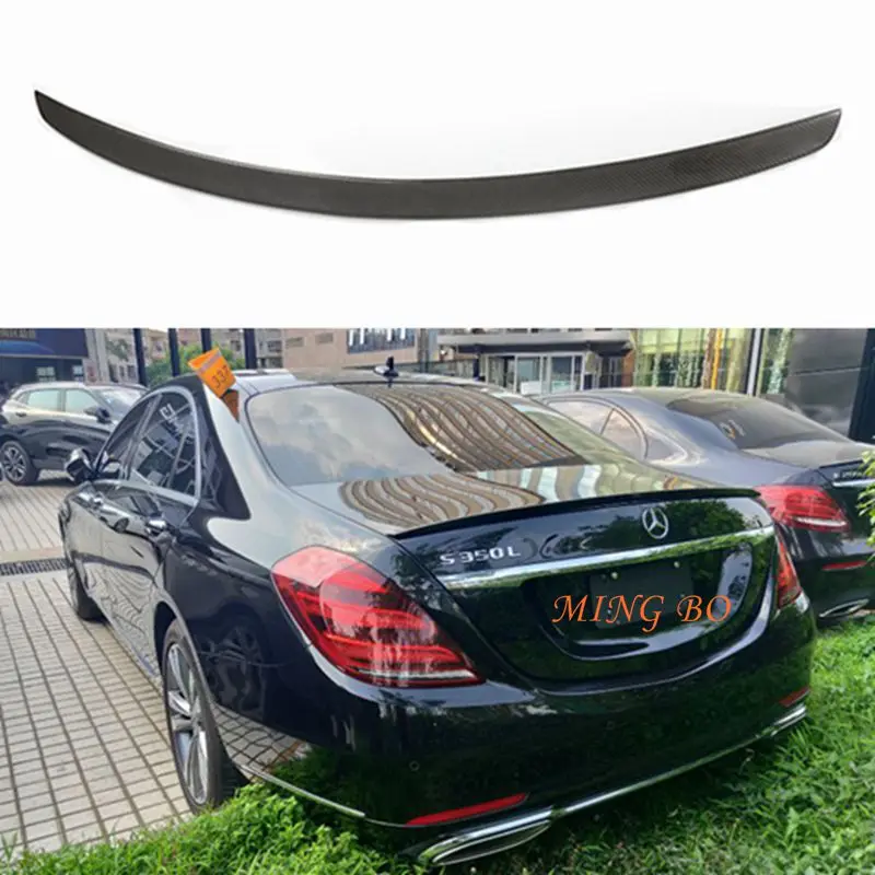 FOR Mercedes W222 S-Class S63 S300 S350 S400 S500 S550 4 Door Sedan 2014 - UP Carbon Fiber Rear Trunk Spoiler Wing
FOR Mercedes W222 S-Class S63 S300 S350 S400 S500 S550 4 Door Sedan 2014 - UP Carbon Fiber Rear Trunk Spoiler Wing