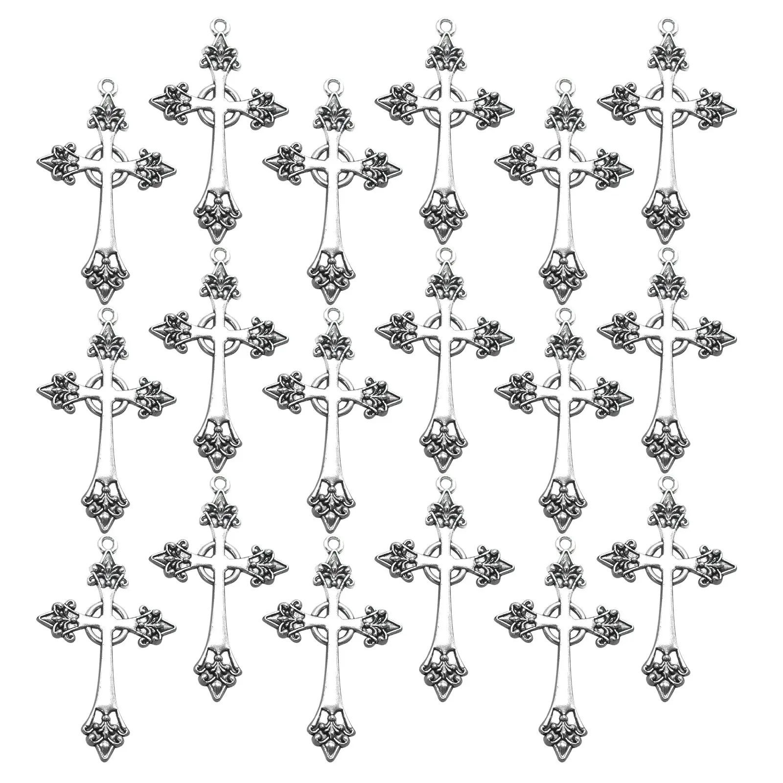 50Pcs Cross Charm Pendant Vintage Religious Jewelry Finding for DIY Jewelry Making Supplies Necklace Bracelet Craft
50Pcs Cross Charm Pendant Vintage Religious Jewelry Finding for DIY Jewelry Making Supplies Necklace Bracelet Craft