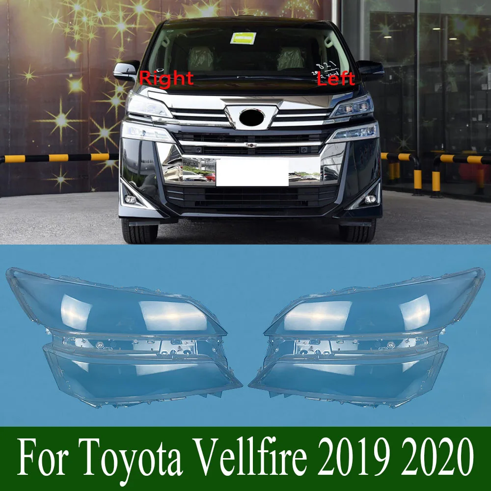For Toyota Vellfire 2019 2020 Front Headlamps Cover Transparent Headlight Shell Lens Plexiglass Replace Original Lampshade
For Toyota Vellfire 2019 2020 Front Headlamps Cover Transparent Headlight Shell Lens Plexiglass Replace Original Lampshade