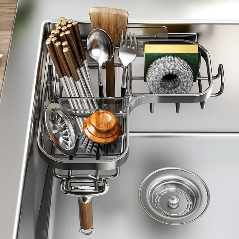 Hanging Sink Drain Rack with Hook Multifunctional Kitchen Storage Rack Removable Durable Drainer Shelf Basket Kitchen Supplies
Hanging Sink Drain Rack with Hook Multifunctional Kitchen Storage Rack Removable Durable Drainer Shelf Basket Kitchen Supplies