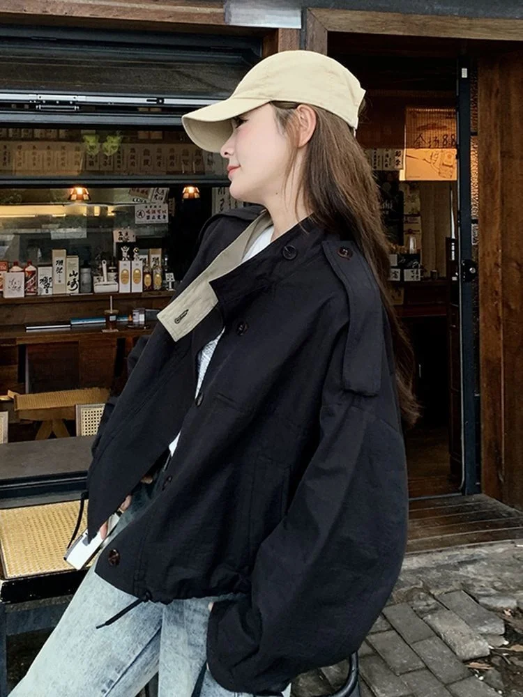 plus Size Casual Stand Collar ort Workwear Jaet for Women Autumn Faionable Loose Fit Jaet Top Large 300 Pou
plus Size Casual Stand Collar ort Workwear Jaet for Women Autumn Faionable Loose Fit Jaet Top Large 300 Pou