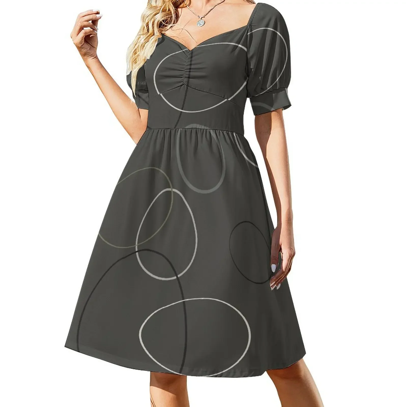 BUBBLES Short-Sleeved Dress Bride dresses dress party evening elegant luxury celebrity Women dresses summer women clothes Dress
BUBBLES Short-Sleeved Dress Bride dresses dress party evening elegant luxury celebrity Women dresses summer women clothes Dress
