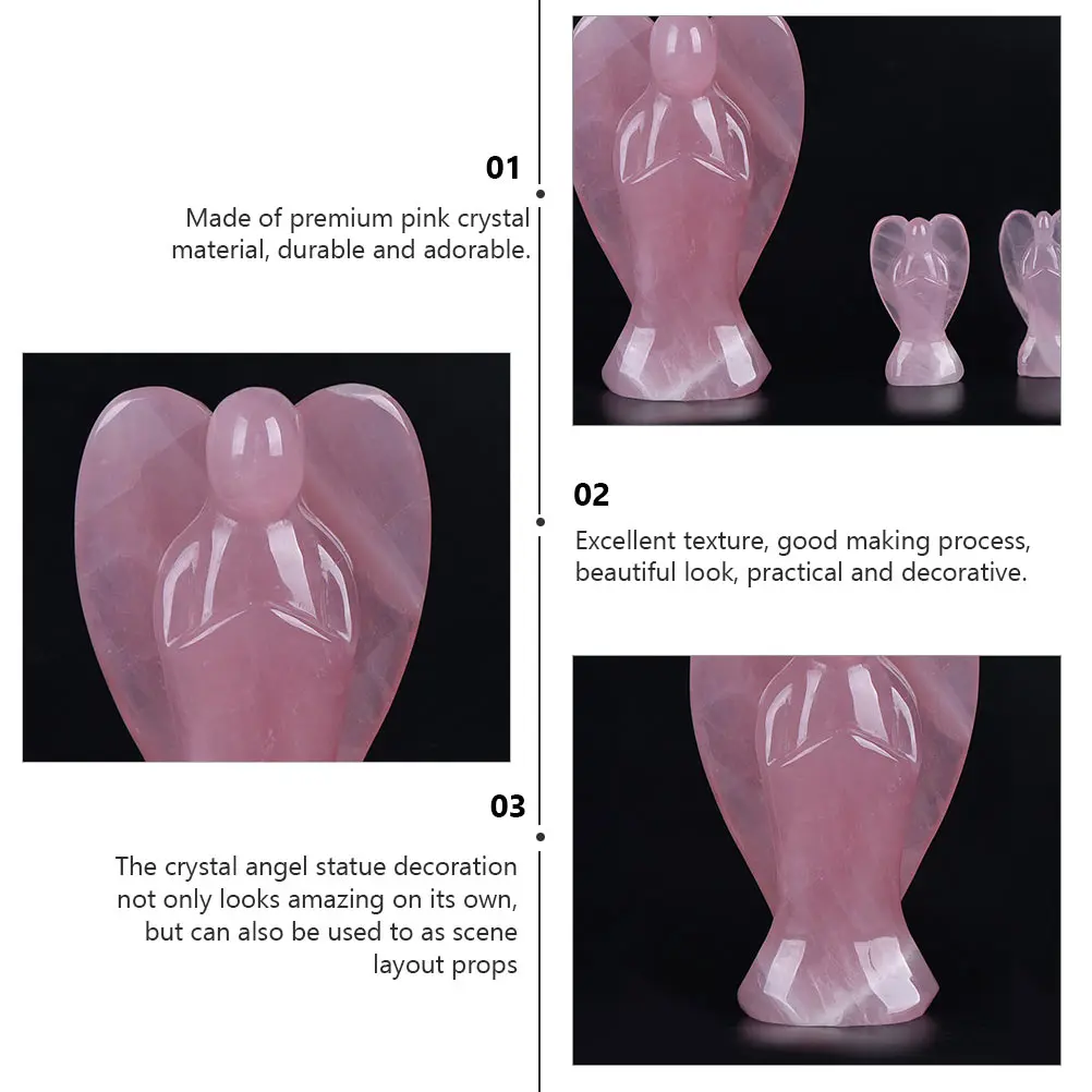 Premium Pink Crystal Angel Ornament Beautiful Desktop Decoration Birthday Gift Crystal Angel Ornament Desktop Adornment
Premium Pink Crystal Angel Ornament Beautiful Desktop Decoration Birthday Gift Crystal Angel Ornament Desktop Adornment
