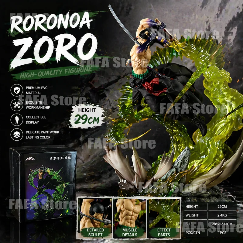New 30cm One Piece Gk Battle Onijima War Figure Roronoa Zoro Luminous Model Figurine Ornament Model Kids Gift Room Decoration
New 30cm One Piece Gk Battle Onijima War Figure Roronoa Zoro Luminous Model Figurine Ornament Model Kids Gift Room Decoration