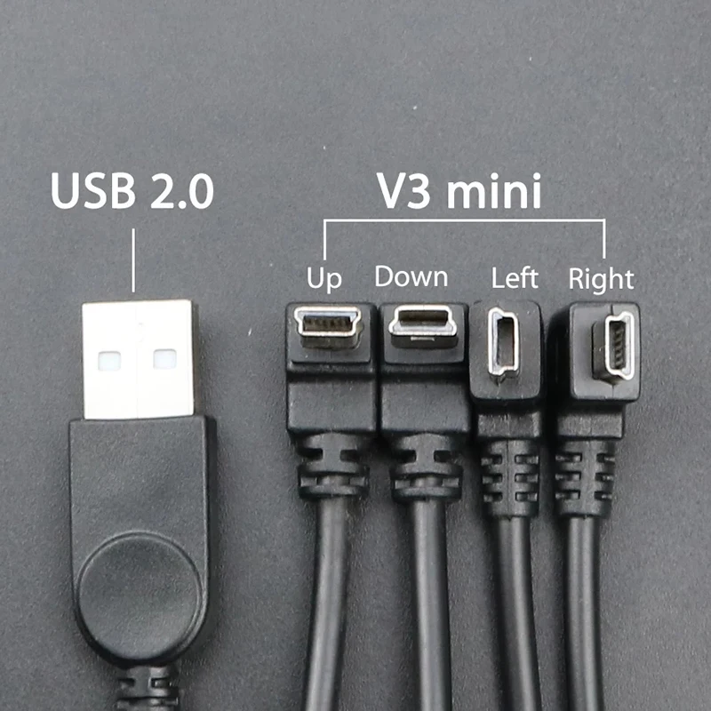 1PCS USB 2.0 A Male to Mini 5 Pin B Black Data Cables usb Extension Cable USB to V3 mini Cable Data Charging Cable Cord Adapter
1PCS USB 2.0 A Male to Mini 5 Pin B Black Data Cables usb Extension Cable USB to V3 mini Cable Data Charging Cable Cord Adapter
