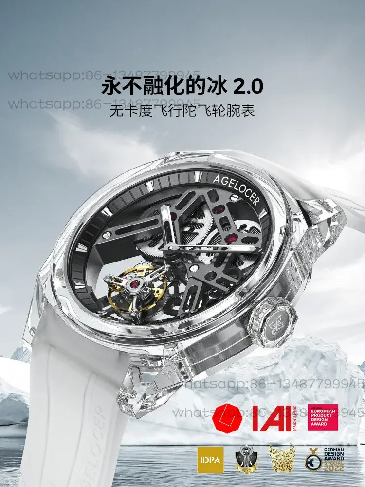 Original Fully Transparent Crystal Tourbillon Men's Mechanical Watch for Boyfriend Gifts
Original Fully Transparent Crystal Tourbillon Men's Mechanical Watch for Boyfriend Gifts