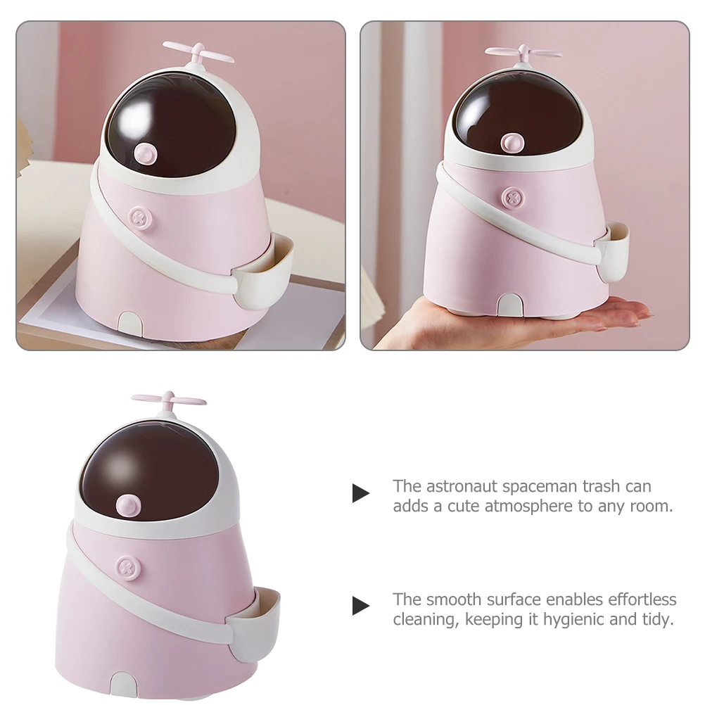 Mini Plastic Trash Can Cute Astronaut Design Desktop Wastebasket For Office Dorm Room Wide Opening Easy Clean Space Theme
Mini Plastic Trash Can Cute Astronaut Design Desktop Wastebasket For Office Dorm Room Wide Opening Easy Clean Space Theme