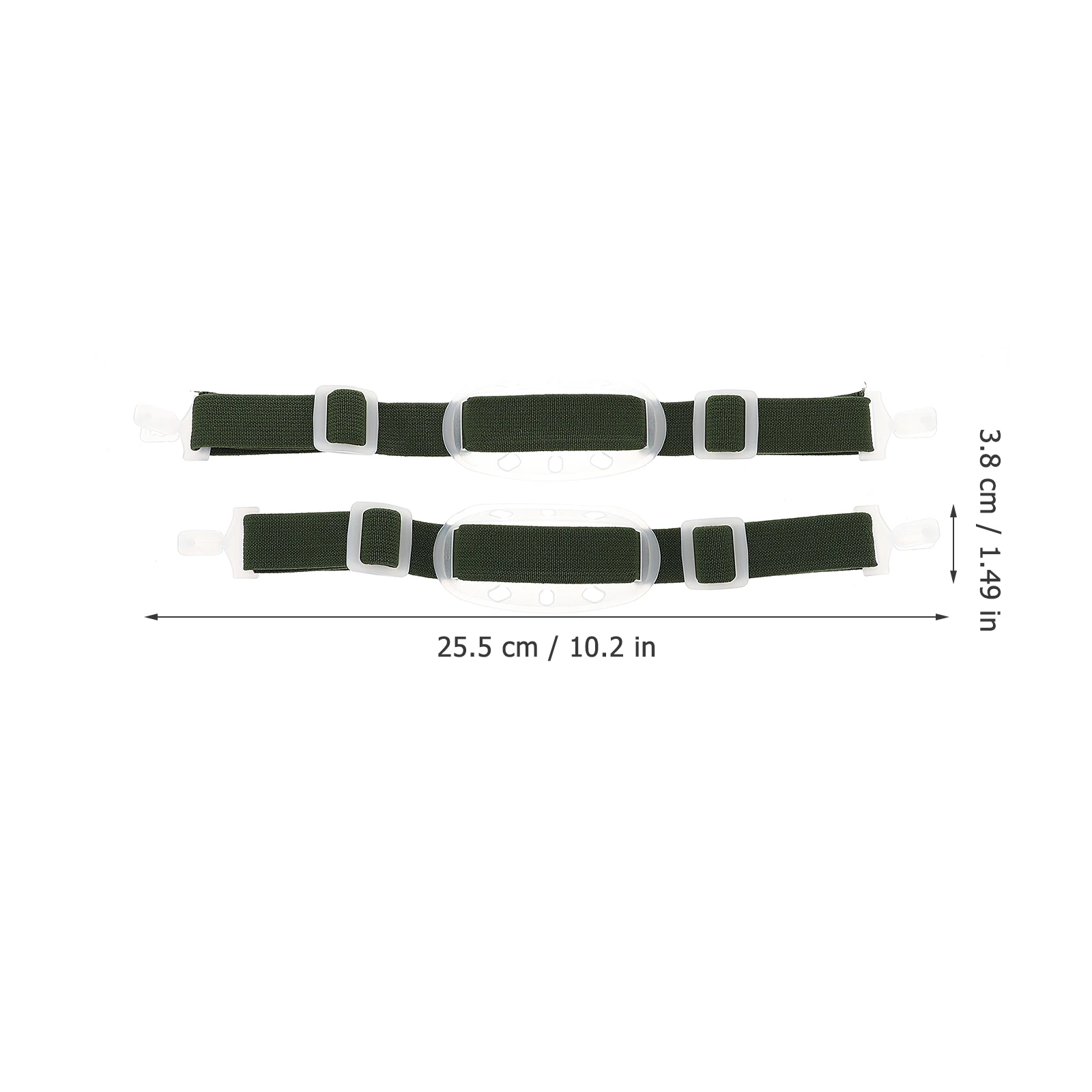 2pcs Safety Hardhat Accessories Green Elastic Strap Replacement for Chin Harness Adjustable Clips Hardhat Attachment
2pcs Safety Hardhat Accessories Green Elastic Strap Replacement for Chin Harness Adjustable Clips Hardhat Attachment