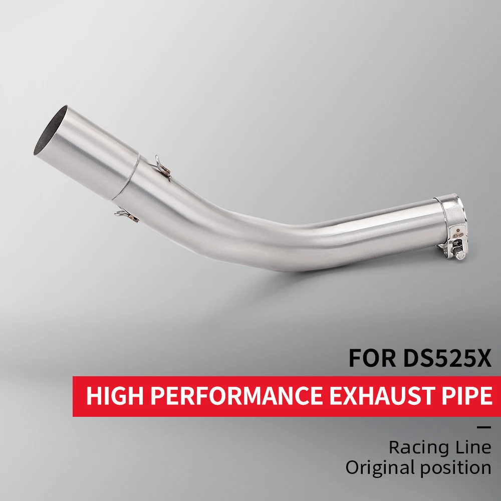 Stainless Steel Motorcycle Exhaust Middle Connect Tube mid Link Pipe for DS525X - Performance Upgrade Accessory
Stainless Steel Motorcycle Exhaust Middle Connect Tube mid Link Pipe for DS525X - Performance Upgrade Accessory