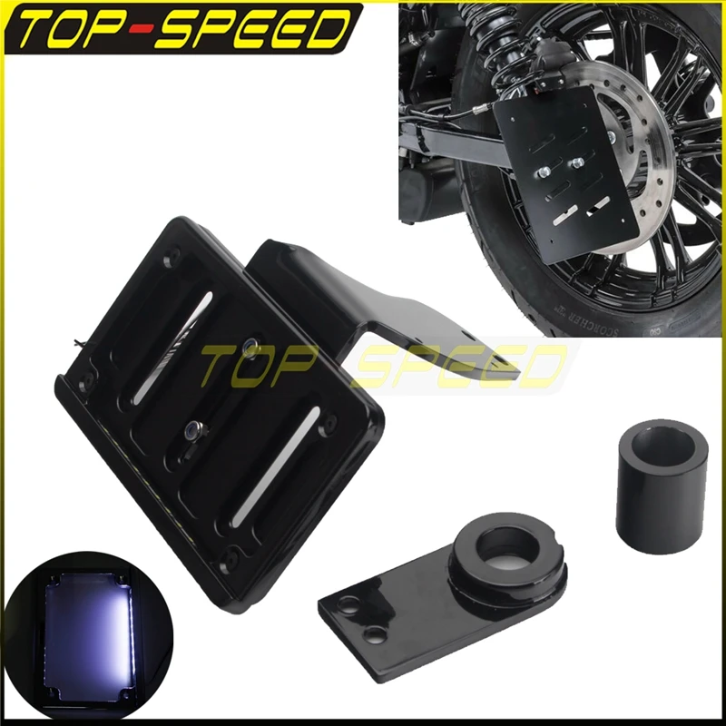 For Harley Softail 2018-2022 License Plate Bracket LED Frame Number Plate Light Relocator Bracket For FLFB FLSL FXLR FXBB FXST
For Harley Softail 2018-2022 License Plate Bracket LED Frame Number Plate Light Relocator Bracket For FLFB FLSL FXLR FXBB FXST