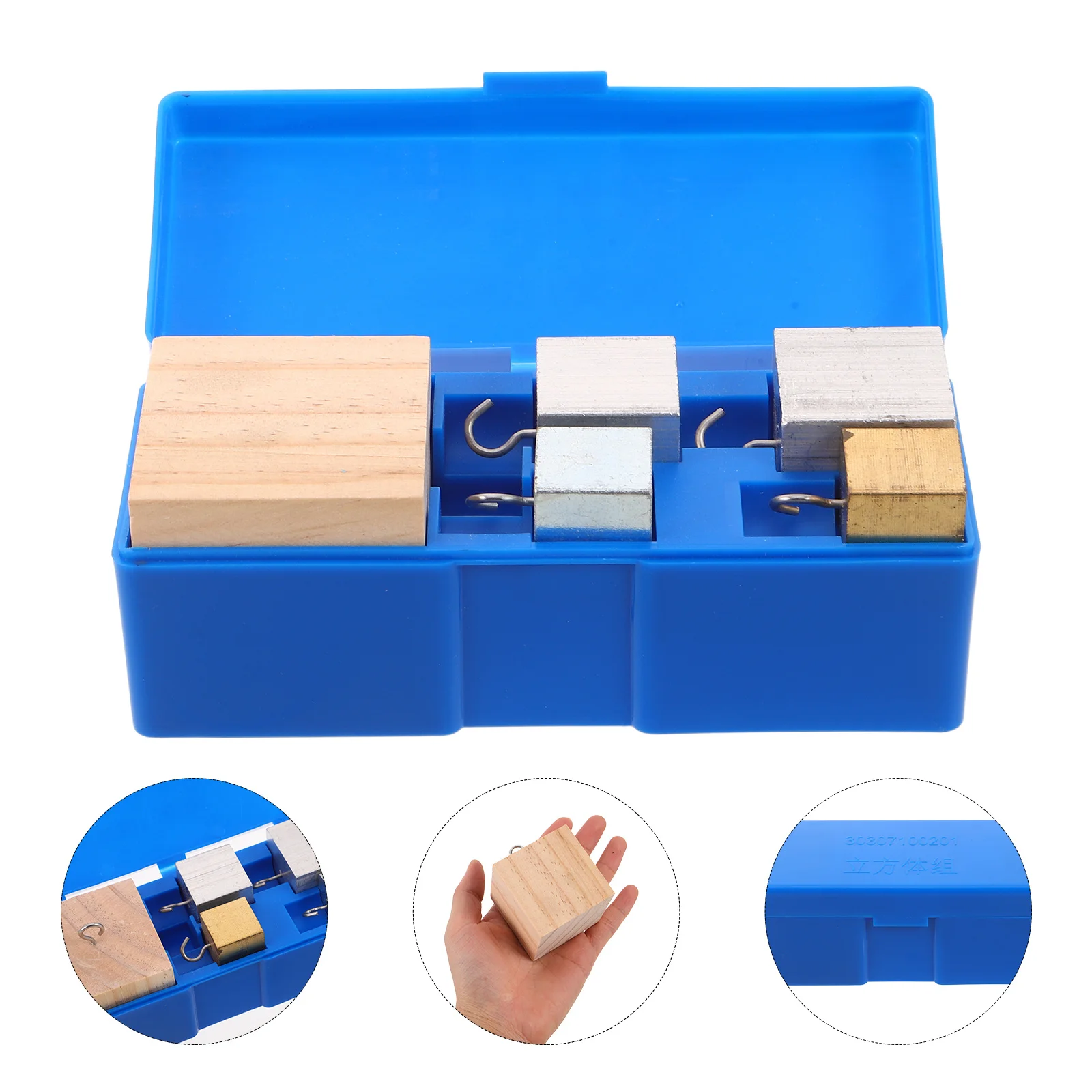 1Set Metal Density Blocks Copper Iron Aluminum Wood Cubes for Density Experiment Kit Physics Chemistry Lab Equipment Teaching
1Set Metal Density Blocks Copper Iron Aluminum Wood Cubes for Density Experiment Kit Physics Chemistry Lab Equipment Teaching