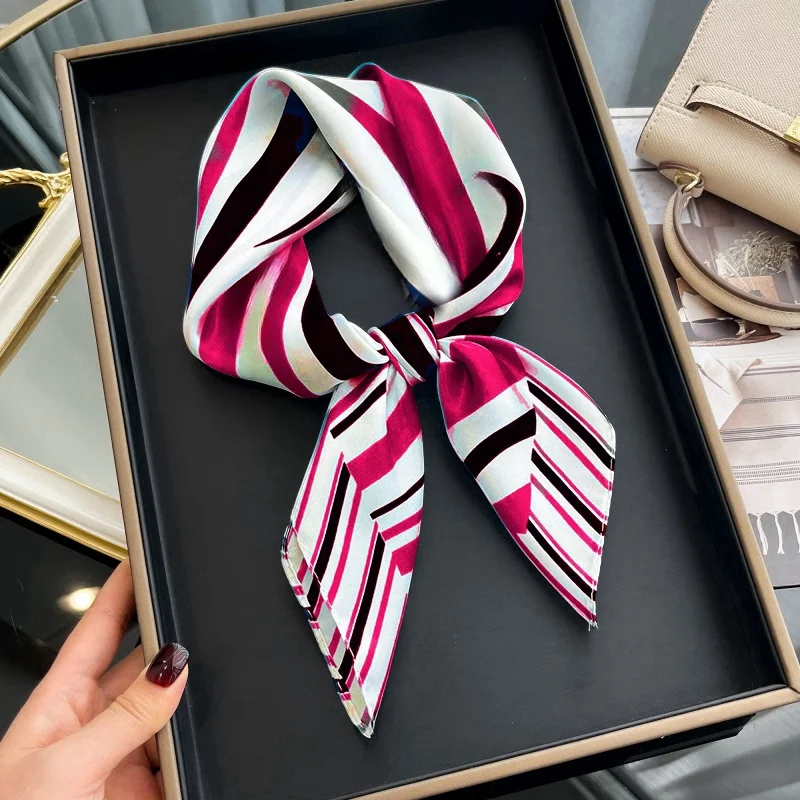 Stripes Headband Scarf Comfortable Printing Scarf Elegant Luxury Bandana Polyester Fabric Female Stylish Luxurious Business Wear
Stripes Headband Scarf Comfortable Printing Scarf Elegant Luxury Bandana Polyester Fabric Female Stylish Luxurious Business Wear