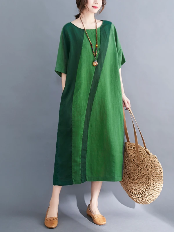 Summer New Loose plus Size Color Blo Cotton Linen Women's Dr A-Line Midi Skirt Meat Covering Slimming Faionable
Summer New Loose plus Size Color Blo Cotton Linen Women's Dr A-Line Midi Skirt Meat Covering Slimming Faionable