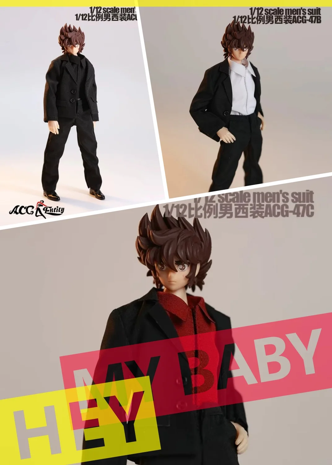 【Only Clothes】ACG-47 1/12 Scale Male Soldier Clothing Accessories Casual Suit Cloth Material Set Fit 6''Action Figure Model Toys
【Only Clothes】ACG-47 1/12 Scale Male Soldier Clothing Accessories Casual Suit Cloth Material Set Fit 6''Action Figure Model Toys