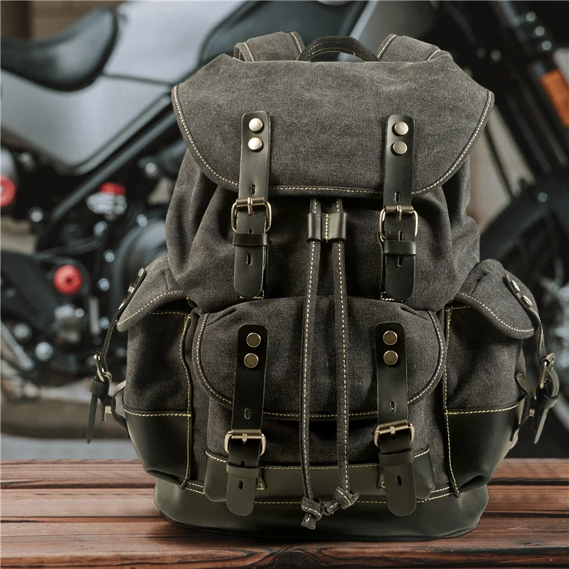Vintage Canvas Backpacks for Men Laptop Daypacks Waterproof Rucksacks Large Waxed Mountaineering Travel Pack vintage backpack
Vintage Canvas Backpacks for Men Laptop Daypacks Waterproof Rucksacks Large Waxed Mountaineering Travel Pack vintage backpack