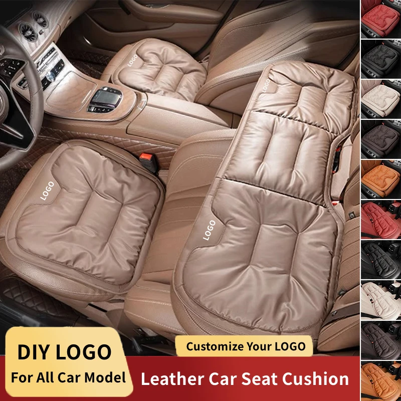 Leather Car DIY Logo Seat Cushion For BMW Benz Audi Tesla Toyota Honda Car Seats Cover Anti-skid Seat Protector Mat Chair Pad
Leather Car DIY Logo Seat Cushion For BMW Benz Audi Tesla Toyota Honda Car Seats Cover Anti-skid Seat Protector Mat Chair Pad