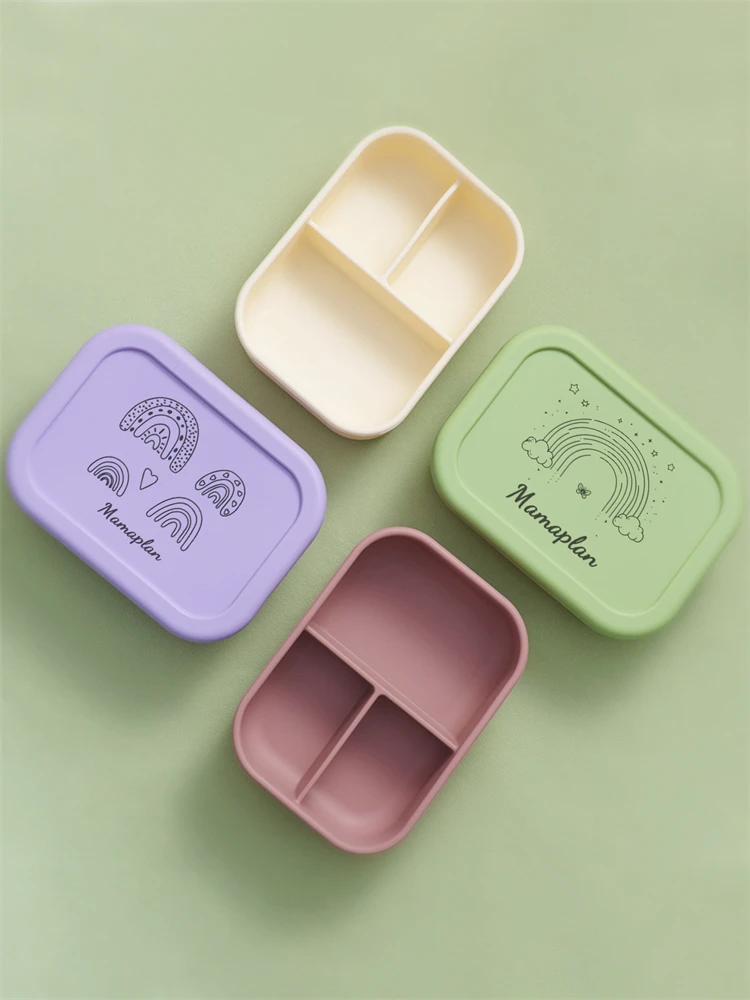 1PC Custom Name Silicone Baby Food Bowl 3-Compartment BPA Free Food Grade Portable Toddler Lunch Storage Children's Tableware
1PC Custom Name Silicone Baby Food Bowl 3-Compartment BPA Free Food Grade Portable Toddler Lunch Storage Children's Tableware