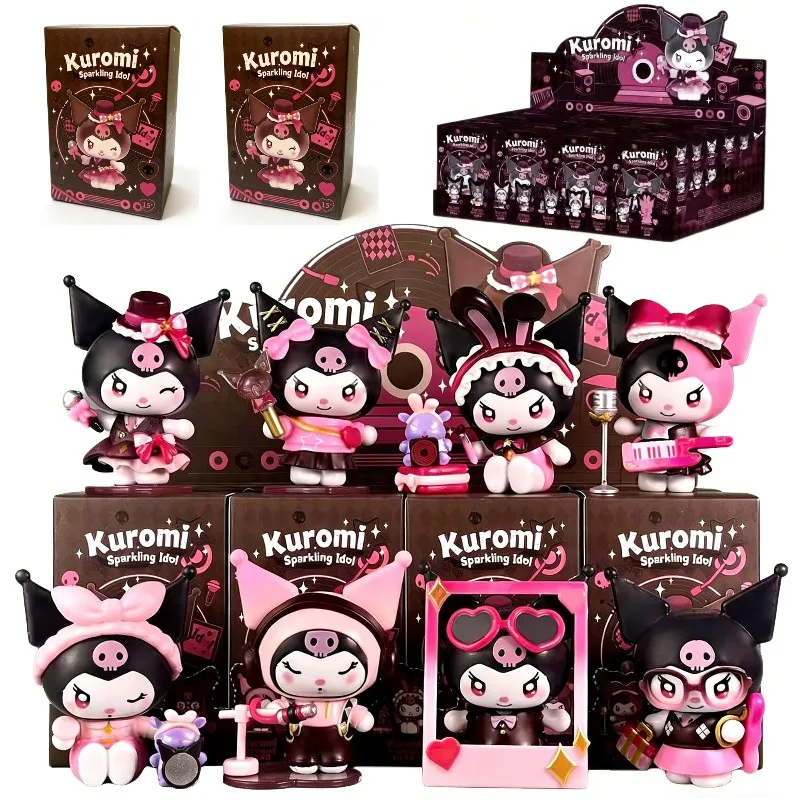 Коллекционная фигурка Sanrio Kuromi из серии Shiny Idol в слепой коробке, настольное украшение, игрушка, подарок на день рождения для девочек, коробка-сюрприз
Коллекционная фигурка Sanrio Kuromi из серии Shiny Idol в слепой коробке, настольное украшение, игрушка, подарок на день рождения для девочек, коробка-сюрприз
