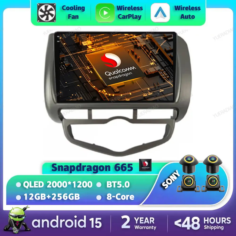 Android 15 Carplay Auto для HONDA JAZZ City 2002-2007 Автомобильный радиоприемник Мультимедийный стерео видеоплеер GPS WIFI + 4G NAVI Головное устройство QLED
Android 15 Carplay Auto для HONDA JAZZ City 2002-2007 Автомобильный радиоприемник Мультимедийный стерео видеоплеер GPS WIFI + 4G NAVI Головное устройство QLED