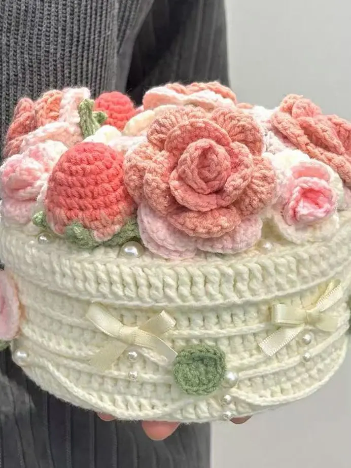 Коробка для хранения клубничного торта ручной работы, набор материалов для вязания крючком своими руками, подарок на день Vntine для женщин, другая тонкая пряжа
Коробка для хранения клубничного торта ручной работы, набор материалов для вязания крючком своими руками, подарок на день Vntine для женщин, другая тонкая пряжа