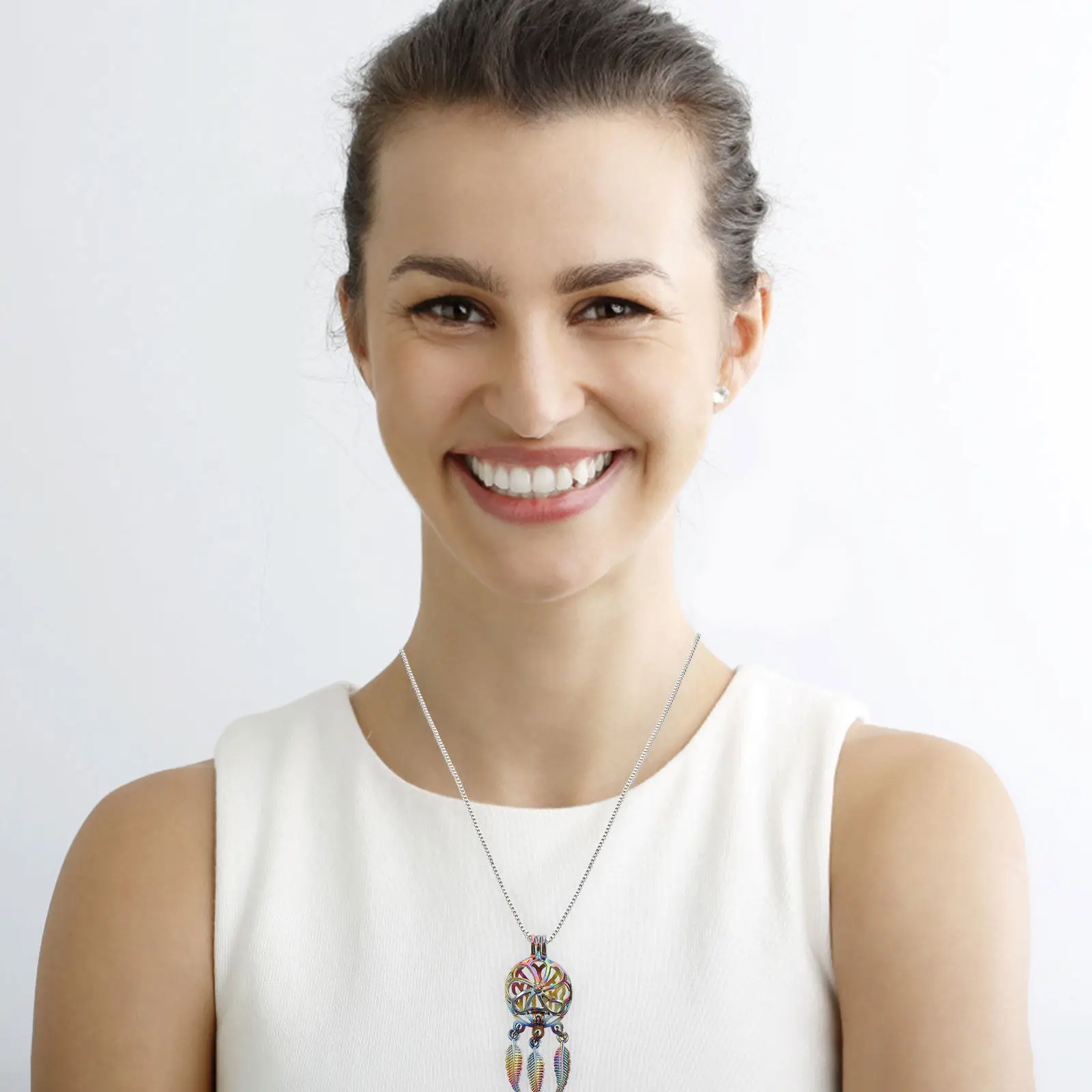 2Pcs Essential Oil Necklace Pendants Stylish Aluminum Alloy Hanging Aromatherapy Jewelry Diffuser Pendant Gift for Wedding Party
2Pcs Essential Oil Necklace Pendants Stylish Aluminum Alloy Hanging Aromatherapy Jewelry Diffuser Pendant Gift for Wedding Party