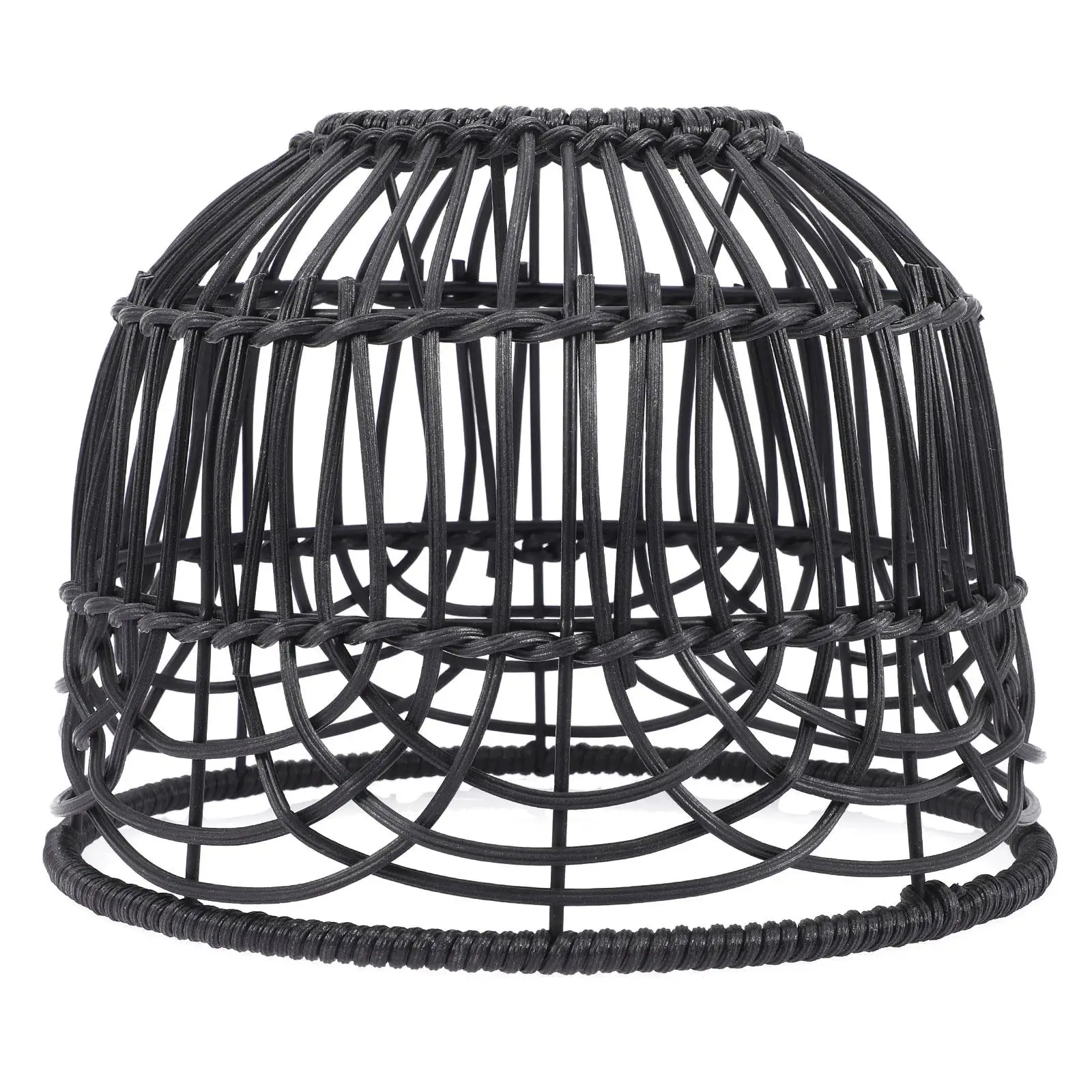 Retro Lampshade Black Woven Rattan Pendant Shade Modern Ceiling Light Cover Study Tea Room Lampshade Replacement Replacement
Retro Lampshade Black Woven Rattan Pendant Shade Modern Ceiling Light Cover Study Tea Room Lampshade Replacement Replacement