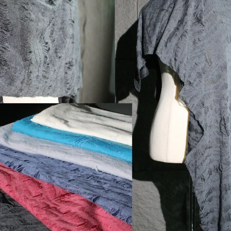 Elastic Irregular Muscle Creative Fabric for Scarf Coat Clothing Designer Fashion Fabrics Cloth Per Meter Material Diy Sew
Elastic Irregular Muscle Creative Fabric for Scarf Coat Clothing Designer Fashion Fabrics Cloth Per Meter Material Diy Sew