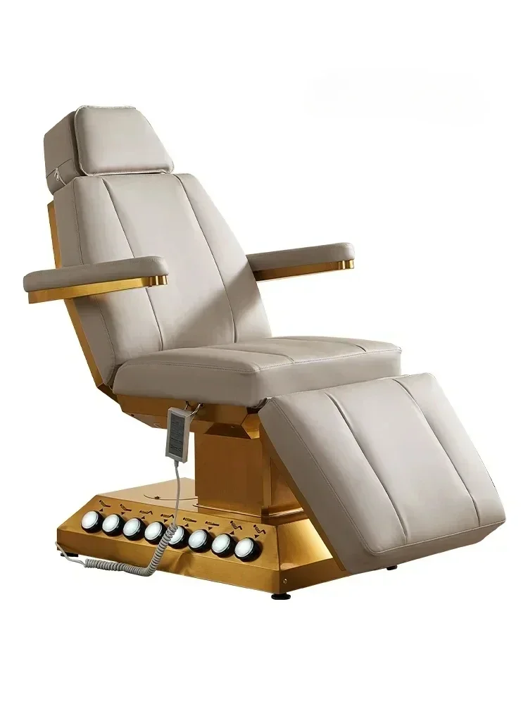 Электрическая кушетка для косметических процедур, многофункциональная регулируемая массажная кушетка
Электрическая кушетка для косметических процедур, многофункциональная регулируемая массажная кушетка