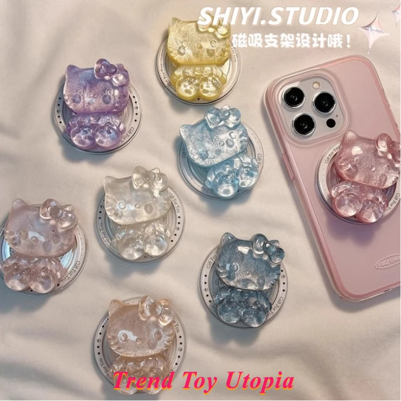Cute 3d Hello Kitty Anime Peripheral Phone Stand Suitable For Phone Cases Magnetic Lazy Stand Airbag Telescopic Adhesive Type
Cute 3d Hello Kitty Anime Peripheral Phone Stand Suitable For Phone Cases Magnetic Lazy Stand Airbag Telescopic Adhesive Type