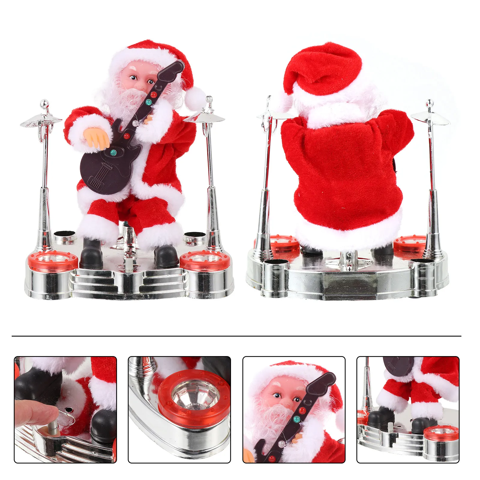 1Pcs Electric Santa Claus Plaything Battery Powered Christmas Theme Adornmental Festive Christmas Supply Gift Ornament
1Pcs Electric Santa Claus Plaything Battery Powered Christmas Theme Adornmental Festive Christmas Supply Gift Ornament
