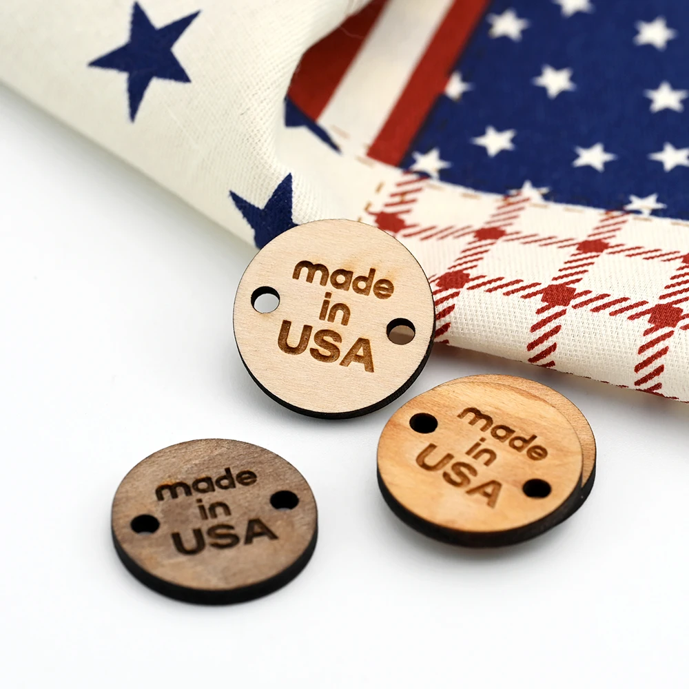 Custom Laser Engraved Wood Tag 0.98" Round for Knit Cardigan, Sweater – Rustic Wood Label for Clothing Brand
Custom Laser Engraved Wood Tag 0.98" Round for Knit Cardigan, Sweater – Rustic Wood Label for Clothing Brand