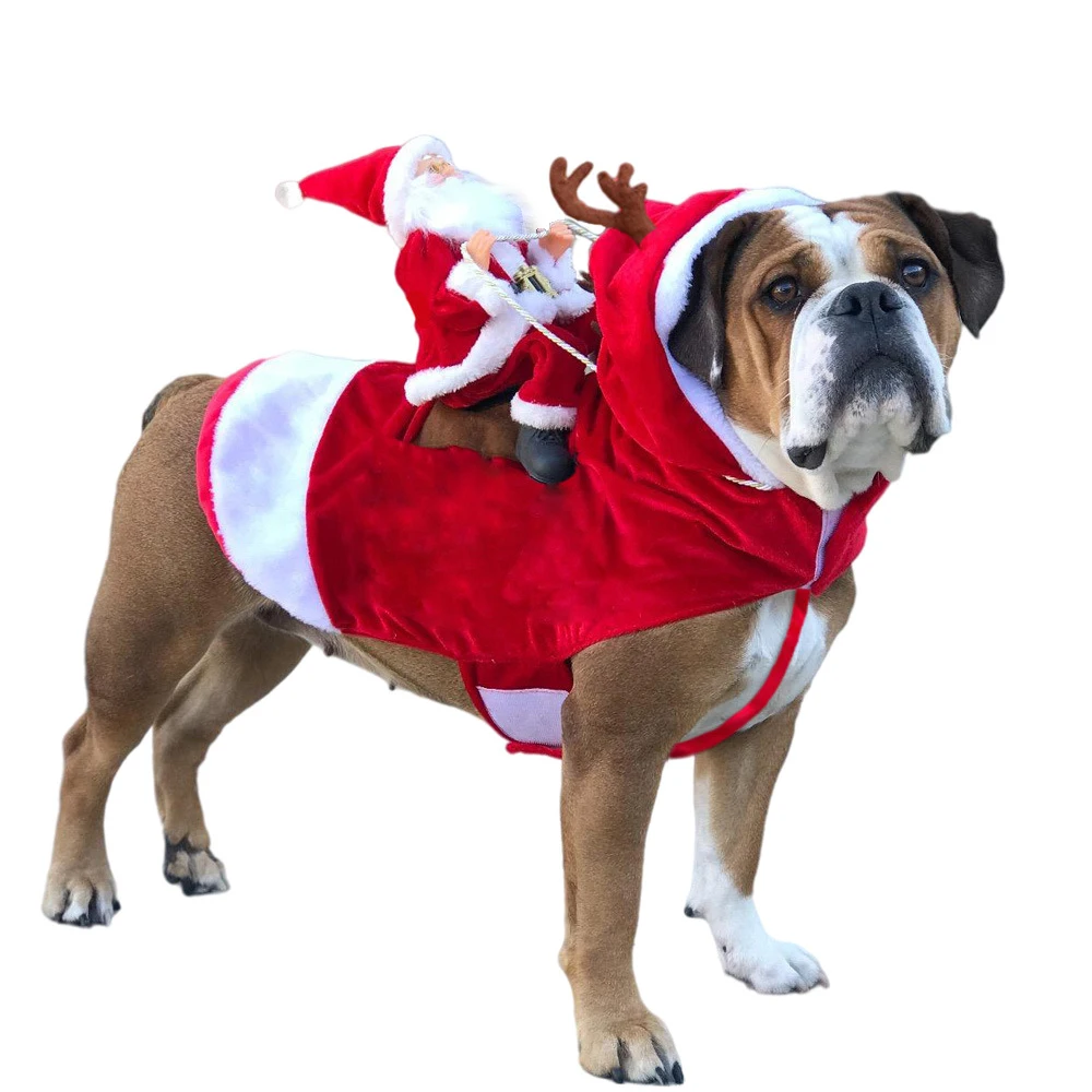 Christmas Pet Dog Dressing Up Clothes Funny Santa Claus Costume For Dogs Winter Warm Dog Coat Chihuahua Pug Yorkshire Clothing
Christmas Pet Dog Dressing Up Clothes Funny Santa Claus Costume For Dogs Winter Warm Dog Coat Chihuahua Pug Yorkshire Clothing