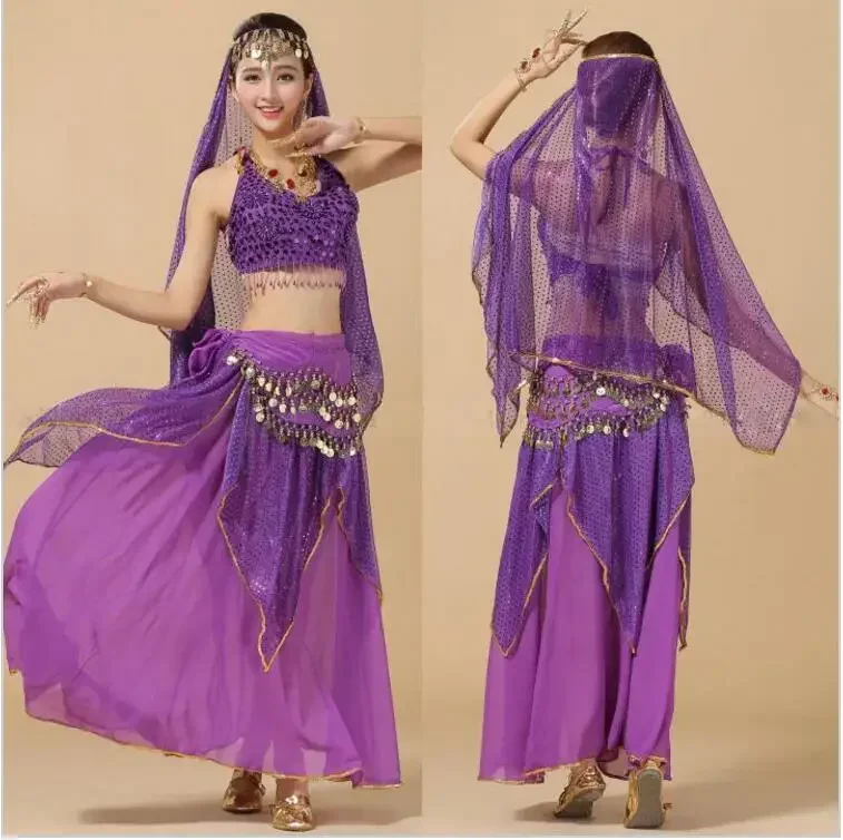 Belly Dancing Costumes 6 Color Fashion Bollywood Costume Indian Dress Bellydance Dress for Women Dance Set
Belly Dancing Costumes 6 Color Fashion Bollywood Costume Indian Dress Bellydance Dress for Women Dance Set