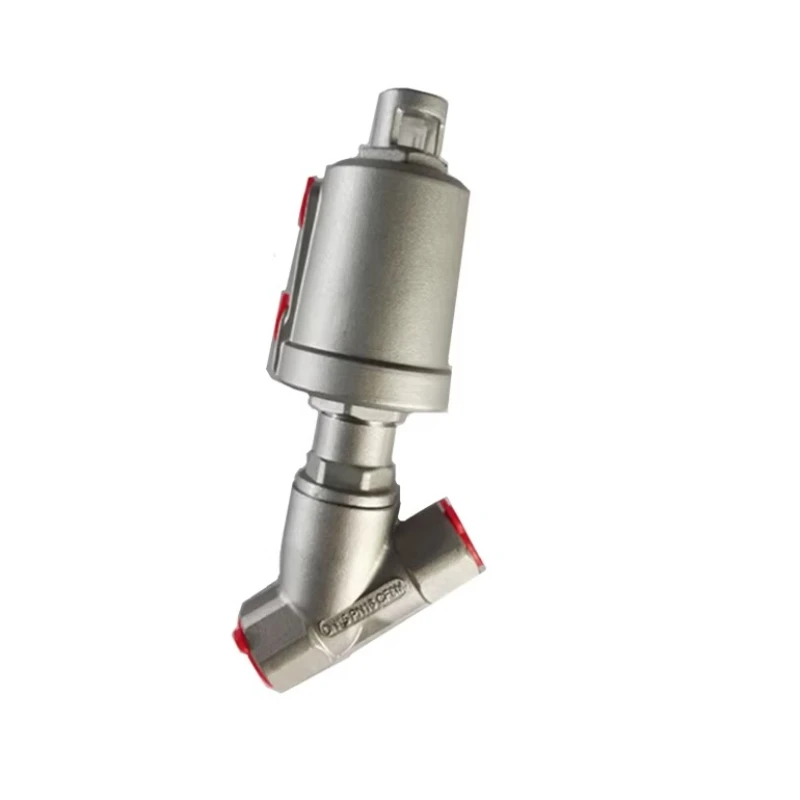 All 304 stainless steel DN15 threaded angle seat valve, double acting pneumatic angle valve for free foam plate machine
All 304 stainless steel DN15 threaded angle seat valve, double acting pneumatic angle valve for free foam plate machine