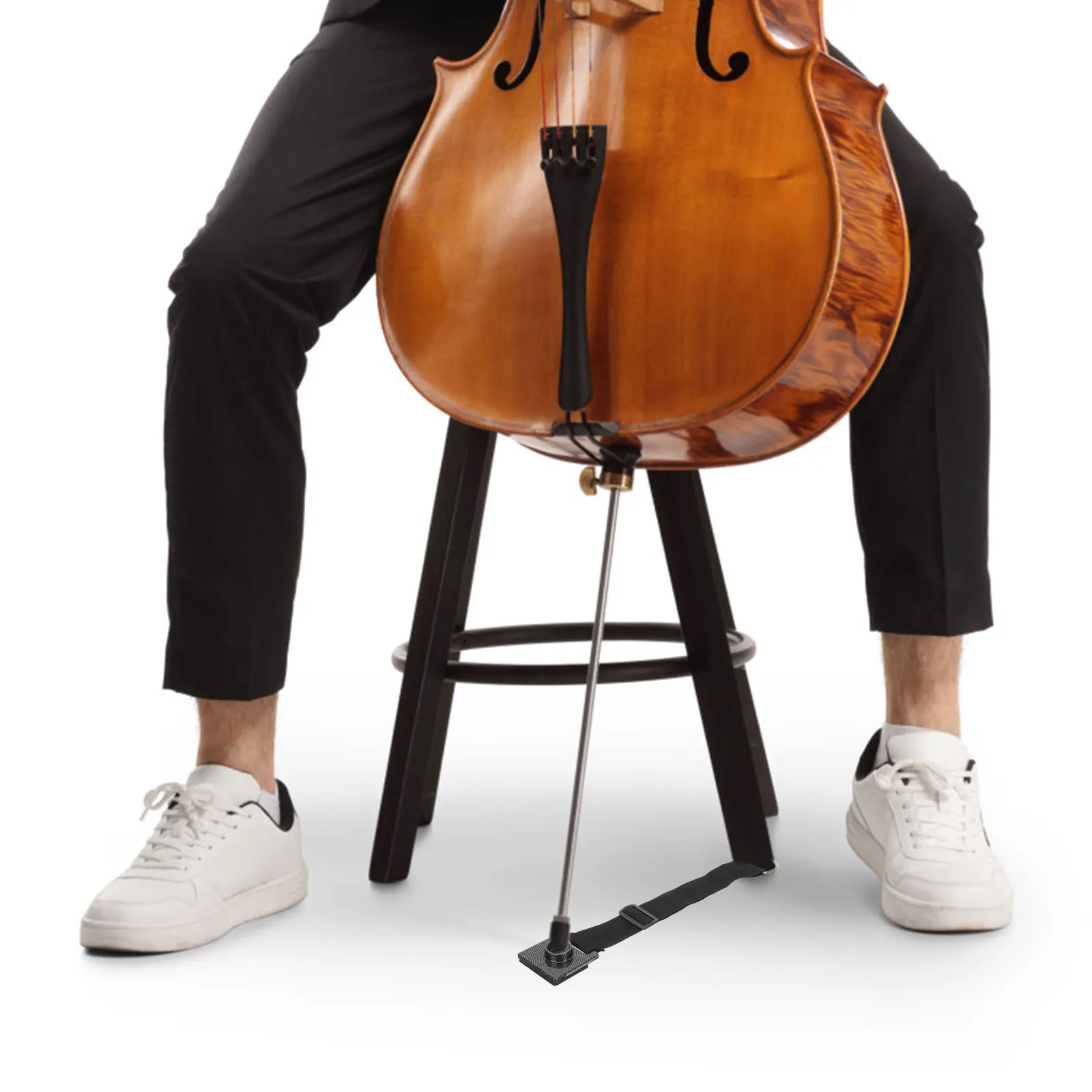 Anti-slip Cello Endpin Anchor Non-skid Pad Adjustable Straps Durable Material Foldable Musical Instrument Accessory Cello Stand
Anti-slip Cello Endpin Anchor Non-skid Pad Adjustable Straps Durable Material Foldable Musical Instrument Accessory Cello Stand