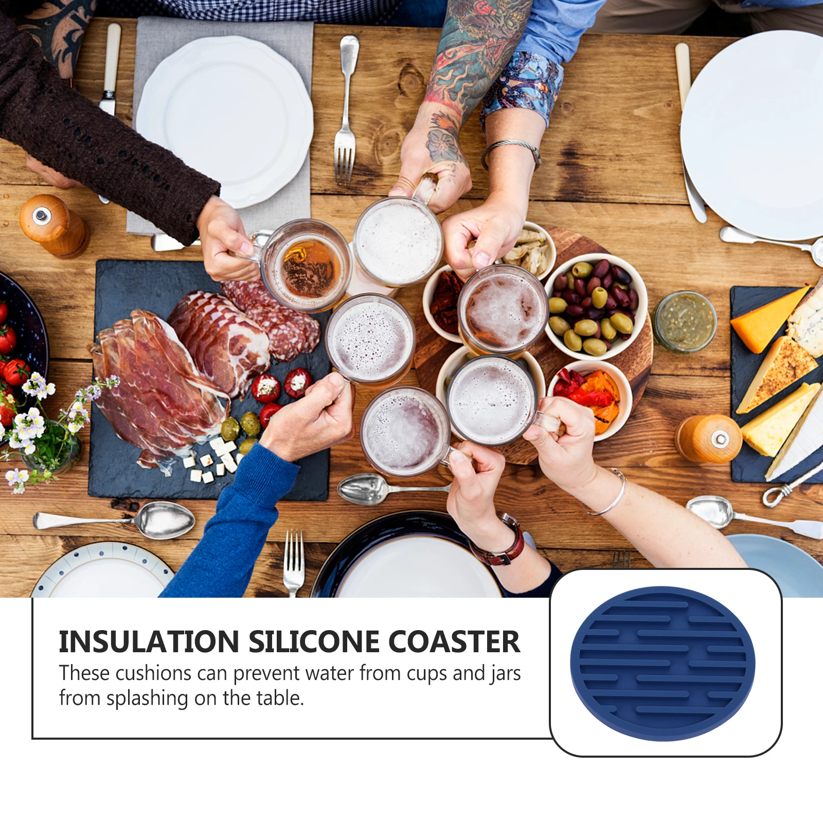 2pcs Silicone Coaster Cup Mats Home Coasters Insulated Thickened Easy Clean Dishwasher Safe Anti Skid Temperature Resistance
2pcs Silicone Coaster Cup Mats Home Coasters Insulated Thickened Easy Clean Dishwasher Safe Anti Skid Temperature Resistance