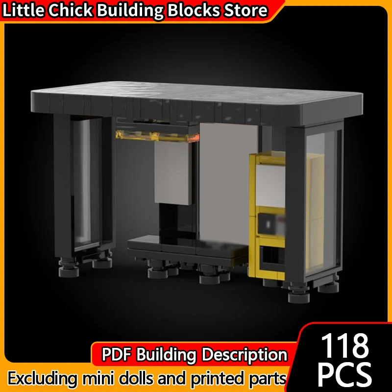 Модель City Street View MOC, строительные кирпичи, сарай для ожидания в городе, модульная технология, детские праздничные подарки, сборные игрушки, костюм
Модель City Street View MOC, строительные кирпичи, сарай для ожидания в городе, модульная технология, детские праздничные подарки, сборные игрушки, костюм