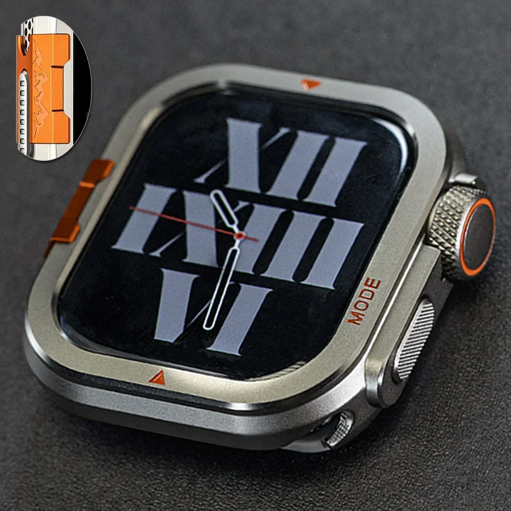 Luxury Metal Case for Apple Watch Series 10 46mm Ultra 2 49mm Aluminum Alloy Bumper Frame for iwatch ULTRA 49MM Protective Cover
Luxury Metal Case for Apple Watch Series 10 46mm Ultra 2 49mm Aluminum Alloy Bumper Frame for iwatch ULTRA 49MM Protective Cover