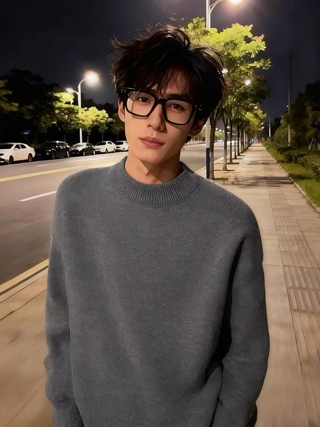 Deep ey Fce Lined Thiened round Ne Knitwear Men's Winter Warm Inner irt American Sle Base Layer Sweater
Deep ey Fce Lined Thiened round Ne Knitwear Men's Winter Warm Inner irt American Sle Base Layer Sweater